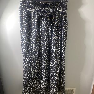 Black and White Polka Dot Pants, Very Lose and flowy, Used Once, Trendy